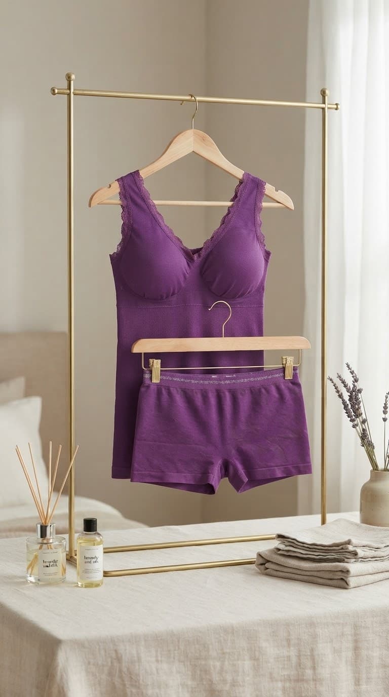 Lace Trim Cami Shorts Set