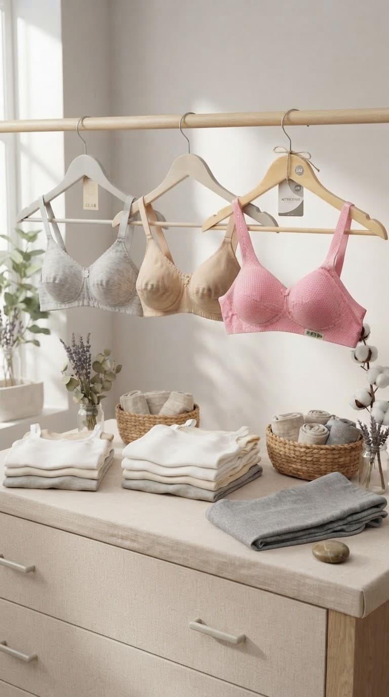 Floral Satin Bra