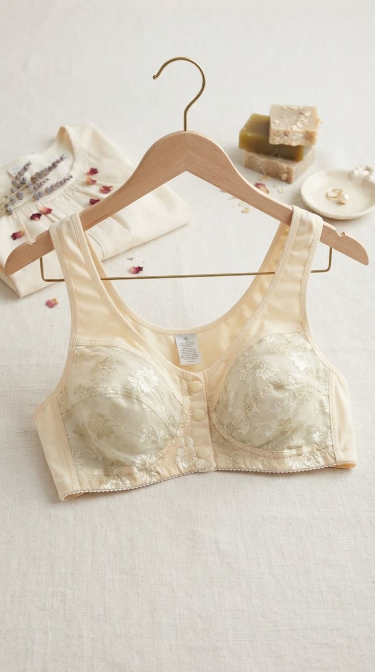 3-Button Maternity Nursing Bra